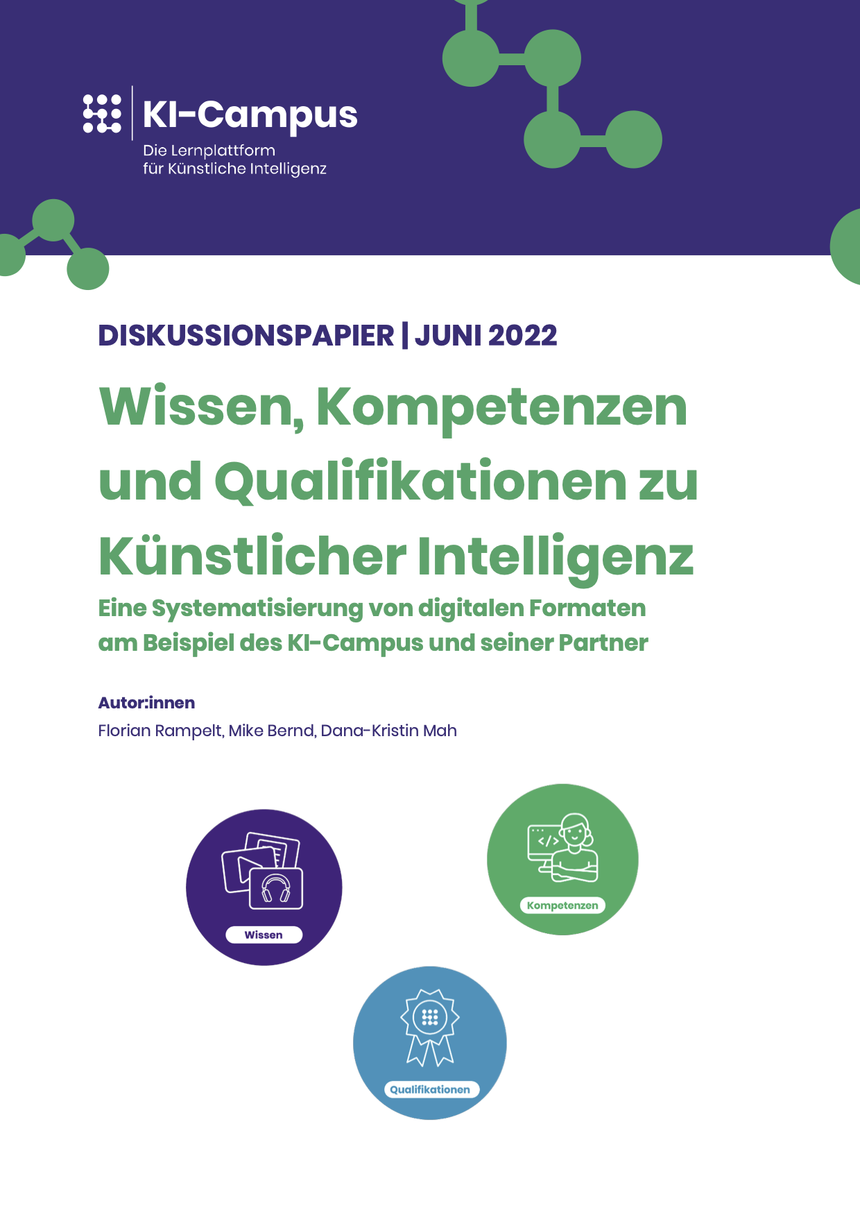 Cover: Wissen, Kompetenzen & Qualifikationen zu Künstlicher Intelligenz